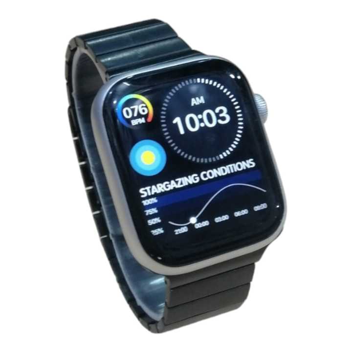 Fk88 Smartwatch 1.78inch Full Touch Screen Bt Call Wireless Charging Watches Fitness Series 6 Smart Watch - Silver