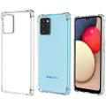 Samsung Galaxy A02s Transparent Bumper Back Cover. 