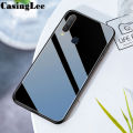 Protect Cover For VIVO Y19 case Glass silicon Full Protection Tempered Glass Phone Cases for VIVO Y19 Back Cover For girls and Boys. 
