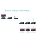 eSynic 1080P 120m HdbitT HDMI Ext Ethernet Receiver RJ45 CAT6 / 6a / 7 Cable Can be distributed by Network Router or Switcher - Receiver Only. 