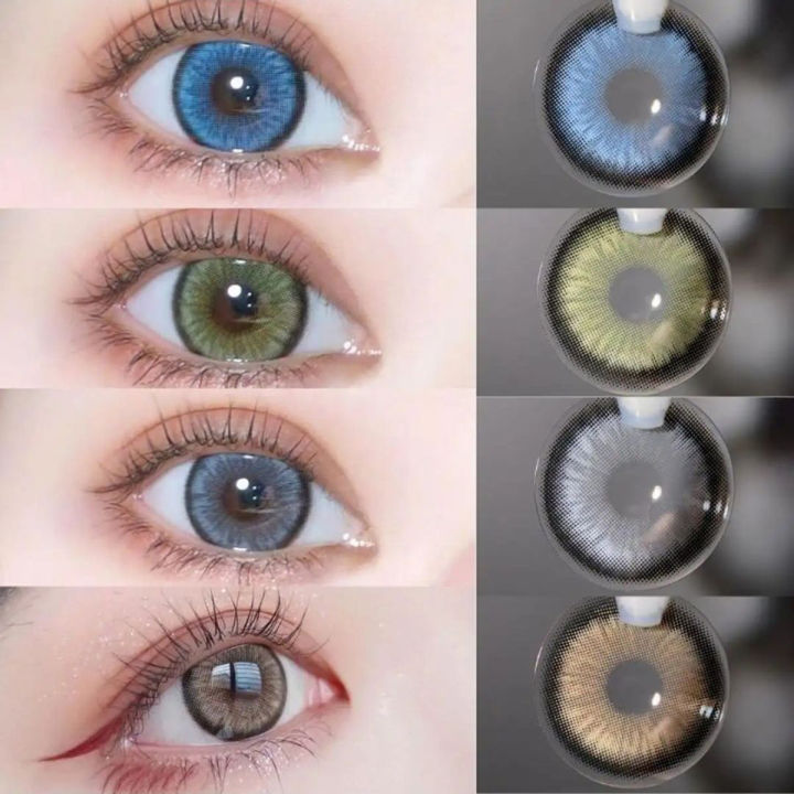 Soft Color Contact Lenses / Eye Lenses / Fashion Lenses / Cosmetics Lenses / Big Lenses / Fancy Lenses, Good Quality, Easy to Wear, 100% Original Lenses With Kit