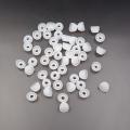 50 Soft White Silicon Ear bud Tips For Bluetooth Handsfree - Woofer Handfree Rubber - Silicone Ear Pads  Rubber Replacement Buds for In Ear Headphones. 