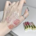 Explosion Shining Lipstick Moisturizing Glitter Jelly Liquid Lip Gloss Long Lasting Transparent Shining Lip Tint. 