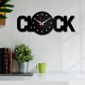Wall Clock Text Shape Wooden Wall Clock Beautiful And Stylish Product New Wooden Wall Clock. 