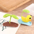 1Pc Cute Bean Sprouts Duck Crochet Hair Clip Handmade Princess Girls Hairpins GJCUTE. 