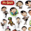 Mr Bean Stickers (UNCUT) A5 Sheet For Kids Girls Journal Scrapbook Phone Cover Laptop Notebook DIY Crafts. 