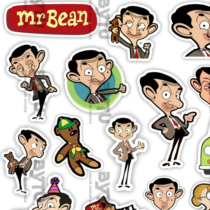 Mr%20Bean%20Stickers%20(UNCUT)%20A5%20Sheet%20For%20Kids%20Girls%20Journal%20Scrapbook%20Phone%20Cover%20Laptop%20Notebook%20DIY%20Crafts%20-%20Image%203