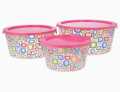 PLASTIC Food Container 3pcs - Food Containers 3 in set. 