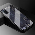 For OPPO A72 Back Cover Version Theme Case Tempered Glass Protection shockproof Cover for OPPO A72 case Transparent Circuit Board Design Full Coverage Phone cases. 