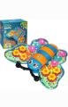 FunBlast Transparent Butterfly Gear Toys - B/O Musical Butterfly Toy with Sound & Flashing Lights, 360 Degree Rotating Electric Insects Toy for 3+ Years Old Kids, Boys, Girls, Light & Sound Toys for Kids. 