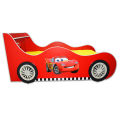 Furnishoo Mcqueen 95 Car Bed With Front Lights Sale in Pakistan - Kids Car Bed - Red Car Bed. 