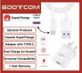 Original Huawei SuperCharge Power Adapter Charger with USB TYPE-C Cable for Huawei P20, P20 Pro Mate 10, Mate 10 Pro, Mate 20, Mate 20X, Mate 20 Pro, P30, P30 Pro. 