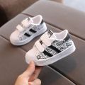Fashion Children's Sneakers Kids Striped Design Non-slip Casual Shoes Boys Girls Hook Breathable Sneakers Toddler Outdoor Shoes. 