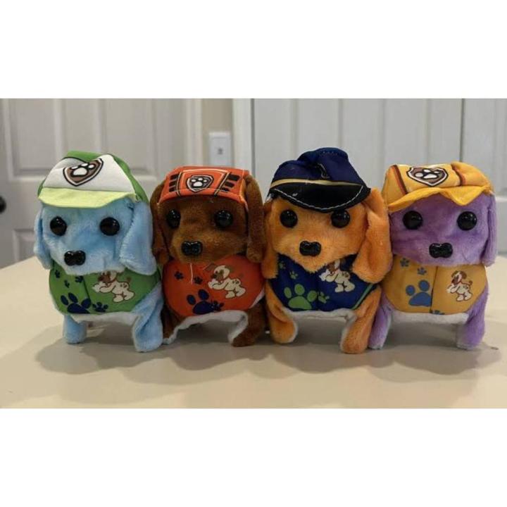 Paw Patrol Dog, Toy Dogs That Walk and Bark, Battery Realistic Puppy for Kids Realistic Barking Dog Toy Walking Pets Girls