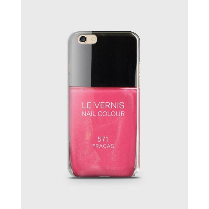 Oppo F3  Cover 3d Hard case  Pink Nail Color - 1cover2333