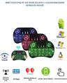 MINI TOUCH PAD RF 500 WIRELESS WITH 3 COLOUR BACKLIGHT KEYBOARD MOUSE. 