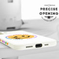 Jizetin for OPPO F19 Pro / A94 Case Personality Cartoon Smiley Emoticon Pack Phone Case Soft Thin Liquid Silicone Creative Phone Protective Case. 