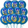 Sonic the Hedgehog Party Supplies Set Latex Balloons Kids Hedgehog Sonic Birthday Decorations Globlos Baby Shower Decor Gifts Moonlight. 