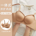 Women's Expanded Chest Underwear Push up Extra Thick Korean Cartoon Chest Brand Seamless Bra Chest Slimming Waist Thin. 
