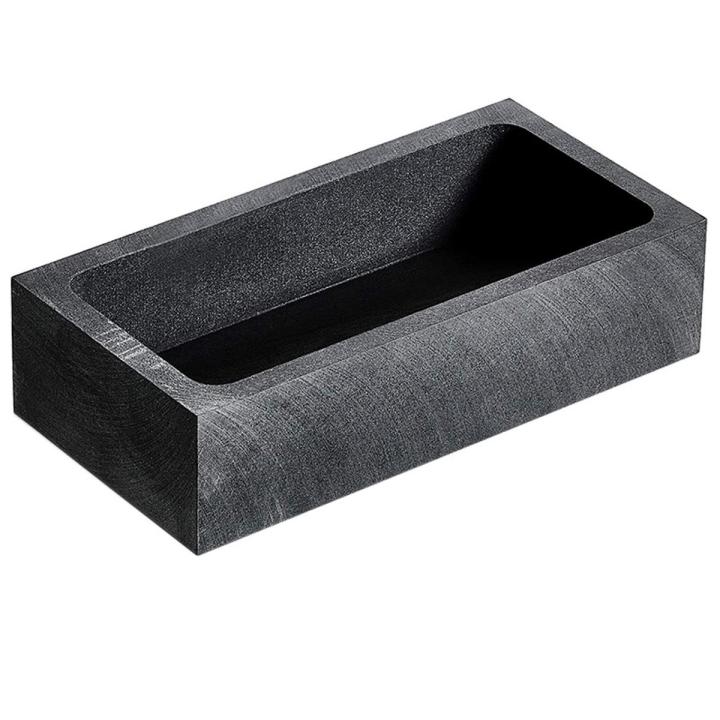 Graphite Ingot Mold Silver Ingot Mould Gold Casting Ingot Crucible Mold for Melting Casting (1000 G Gold/ 500G Silver)