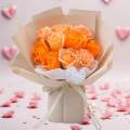 Soap Flower for Engagement Valentines Day Congratulations. 