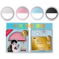 【ETOP】Mobile Phone Light Clip Selfie LED Auto Flash For Cell Phone Smartphone Round Portable Selfie Flashlight Makeup Mirror. 
