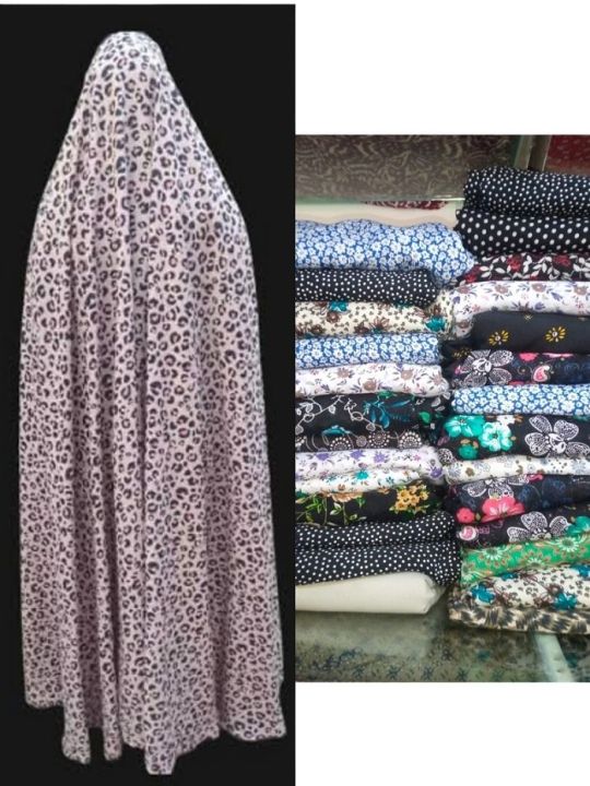 Pure Linen Irani Chadar | Printed Irani Chadar | Muslim Hijab | Chadar | Hijab Wear