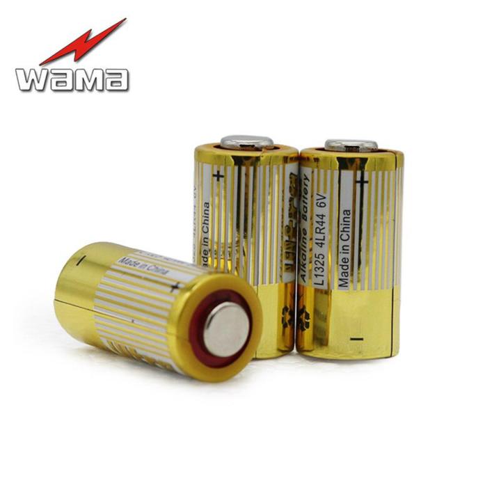 5pcs/lot Wama 4LR44 Primary Dry Batteries 476A L1325 6V Alkaline Battery Cells Car Remote Watch Toys Calculator Drop Ship
