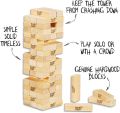 Hasbro Gaming Classic Authentic Jenga Game with Genuine Hardwood Blocks, Family Stacking Tower Board Game for 1 or More Players. 