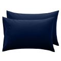 Jersey Pillow covers Pack of 2, Stretchable Quality Plain Solid Color, Size-20x30 inches. 