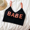 Women's BABE print Bra Soft Paded. 