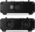Douk Audio 2 Way XLR Balanced Stereo Audio Switcher Passive A/B Mini Switch Box Mixer Sound Splitter (KN102, 1-IN-2-OUT). 