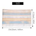 6M Vinyl 3D Mediterranean Wood Grain Paper Self Adhesive Wallpaper Furniture Wall Stickers. 