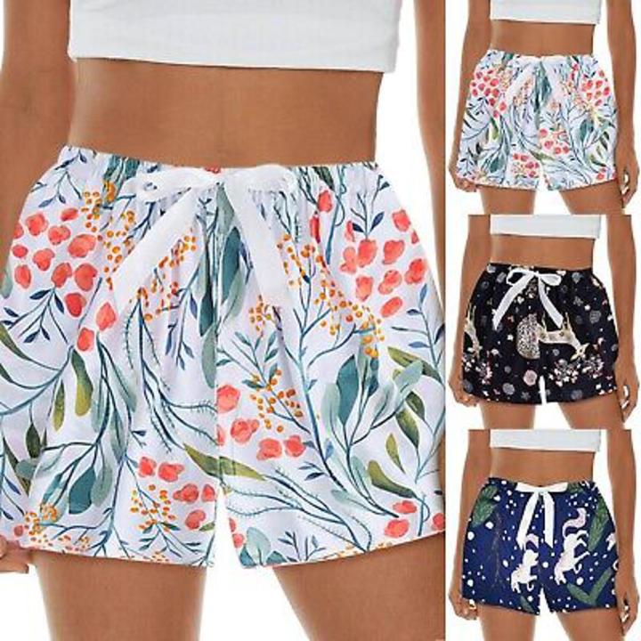 Bundle Of 3 Printed Shorts For Girls and Women