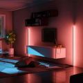 Rgb Led Corner Stand Lamp Mobile Operated. 