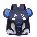 Cartoon Elephant Shoulder Bag Kindergarten Schoolbag Backpack For Toddler Kids. 