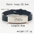 Kpop Stray Kids Leather PU Adjustable Charm Bracelet Hyunjin Felix Bangchan Han Lee Know Accessories Jewelry. 