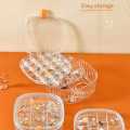 3 Layer Acrylic Transparent Jewellery Storage Box-Organizer. 