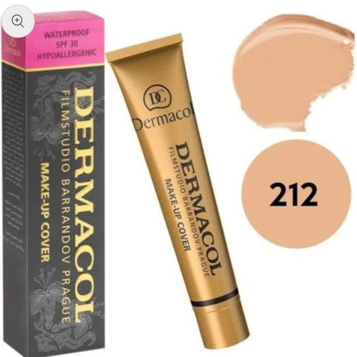 Dermacol Make up Cover Foundation Waterproof, Full Coverage, Hypoallergenic 30g 100% Original Guaranteed