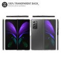 Samsung Galaxy Z Fold 2 5G Transparent Protective Hybrid Case Premium Quality Sides Soft Clear Cover. 
