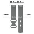 Silicone strap for Fitbit Charge6 smartwatch Charge5 official bracelet wristband new. 