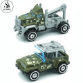 Alloy Military Army 6 Pcs Metal Body Die-Cast Vehicles Playset For Kids 1:64 - Each Size Approx. 3 Inches - High Quality Alloy Military Army Die Cast Car Set - Pack of 6 Military Army Racing Car Vehicle Model Kids Toy Trucks. 
