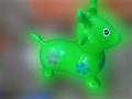 Baby Jumping Animal Hopper - Inflatable Jumping Horse (Large Size) With Music. 