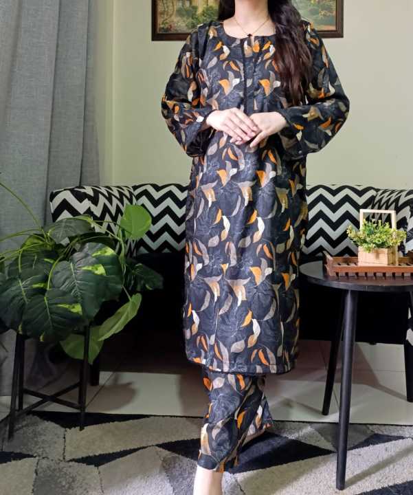 casual lawn dresses Casual Printed Lawn Dresses Fully Digitally Printed CUSTOM SIZE