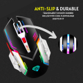 gaming mouse with 6 Programmable Buttons - 7 light rgb gaming mouse usb wired with side buttons. 