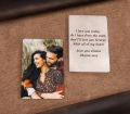 Personalized Wallet Photo Card for Your Loved Ones, Boyfriend, Friends, Family Wallet Insert Custom Made, Photo Print on Wallet Card. 