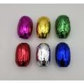 MULTICOLOR RIBBON EGGS FOR BALLOON DECORATION ( PACK OF 6 RIBBON ). 