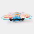 FunBlast Transparent Butterfly Gear Toys - B/O Musical Butterfly Toy with Sound & Flashing Lights, 360 Degree Rotating Electric Insects Toy for Kids, Boys, Girls, Light & Sound Toys for Kids. 