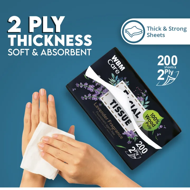 Pack%20of%206%20WBM%20Care%20Facial%20Tissue%20Medium%20Lavender%202%20Ply%20-%20200%20Sheets%20%20Facial%20Tissue%20Paper%20-%20Image%205
