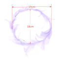 LED Feather Wreath Crown Light-Up Luminous Headdress for Women Girls Wedding Christmas Glow Party Decoration Mzea. 